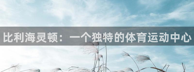 J9官网下载平台注册流程视频：比利海灵顿：一个独特的