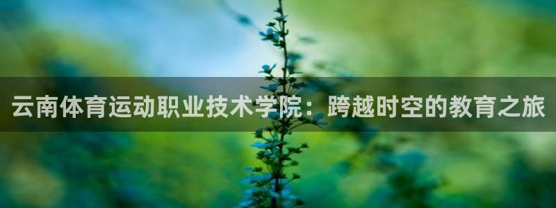 J9官网下载招商电话是多少啊：云南体育运动职业技术学院：跨越